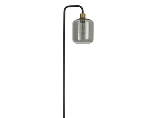 Vloerlamp Lusso rookglas 150×28 cm