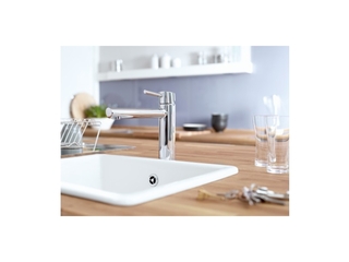 Grohe Concetto Keukenkraan  Medium uitloop  Met uittrekbare handdouche