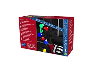 Konstsmide Feestverlichting lichtsnoer 10 LED lampen multicolor 45 m