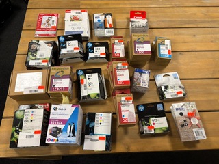 8x Inktcartridges, HP, Canon, Epson