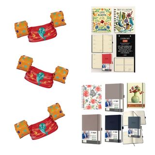 Partij  Verstelbare zwembandjes, boeken en agenda’s