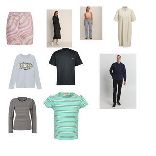 Ca. 500x Dames- en herenmode, Tom Tailor, Vila, Vera Moda Etc.