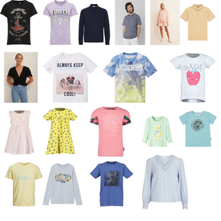 Ca. 684x Kinder-, dames- en herenmode, Vingino, Jack&Jones, Tom Tailor