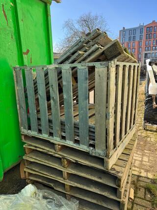 5x Palletkisten, Transport