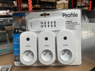 6x Draadloze stopcontact set Profile, Qnect