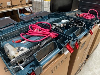 3x Bosch gereedschap in koffer