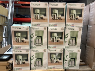 42x Koffiezetapparaat met thermoskan Bestron, Spirits of Nature ACM100