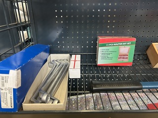 Divers gereedschap w.o. steeksleutels, nagels W.o. Gedore, Wiha, DeWAL