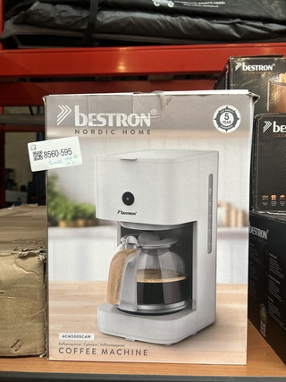 5x Koffiezetapparaat Bestron, Nordic Home ACM500SCAW