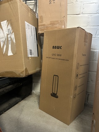 Partij diversen w.o. lamp, fitness step W.o. BBWC, Ultrasport, Vasagle