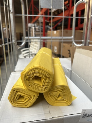 800x Vuilniszakken, geel