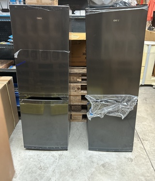 2x Koel-vriescombinatie 157 liter CHiQ, FBM157L42