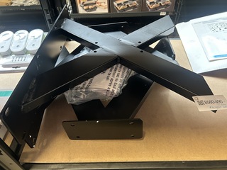 Salontafelpoot, zwart