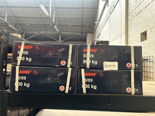 4x Takel HADEF, 53/09 800 kg