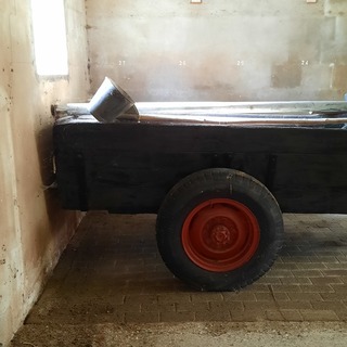 Nostalgische gierwagen incl. gierpomp