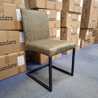 4x Eetkamerstoel Groen