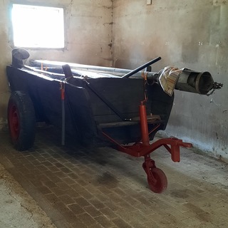 Nostalgische gierwagen incl. gierpomp