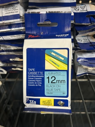 36x Labeltape w.o. 12mm en 9mm Brother