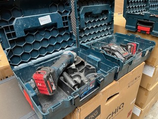 1x Flex, 3x accu, 2x koffer, 1x oplader Bosch