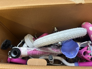 Kinderfiets meisjes 12 inch roze, roze