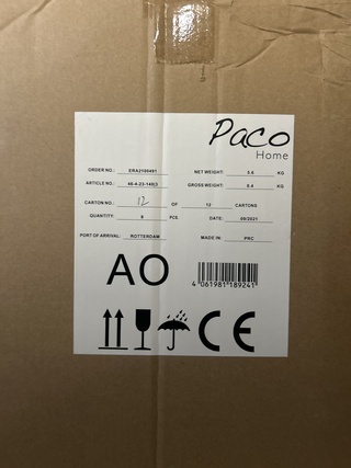 26x Design lamp Paco Home