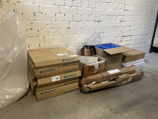 Partij diversen w.o. bouwmarkt artikelen W.o. Geberit