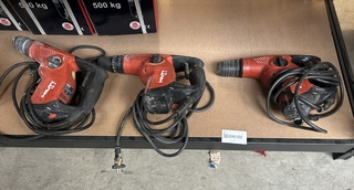 3x SDS Plus Boorhamer met snoer Hilti, TE 7