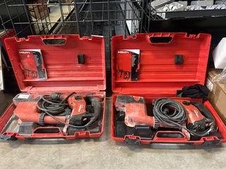 2x SDS Plus Boorhamer met snoer in koffer Hilti, TE 7