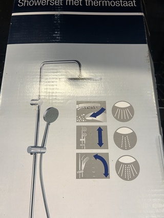 Showerset met thermostaat