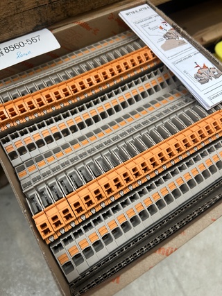 200x Scheidingsrijgklem Weidmüller