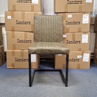 4x Eetkamerstoel Groen