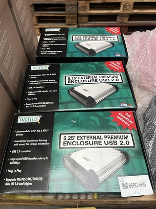 6x Externe behuizing 5,25″ Digitus