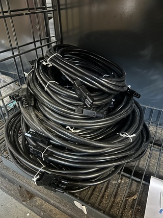 12x Diverse stroomkabels