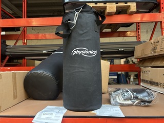 2x Bokzak met handschoenen Physionics