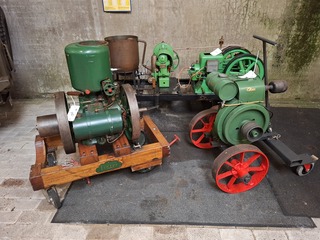 3x Stationaire motor, Lister, Petter En Wite