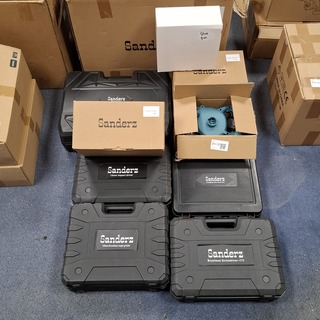 9x Accu gereedschap Blauw