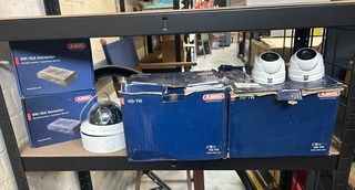 3x Camera, 2x converter Abus