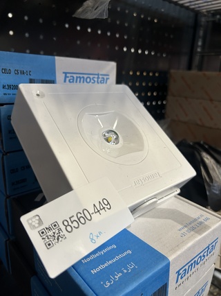 8x  Noodverlichting Famostar