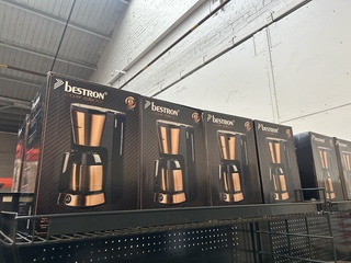 12x Koffiezetapparaat Bestron, ACM1000CO