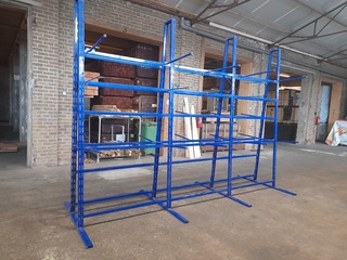 Dubbele draagarmstelling, Lengte 385 cm