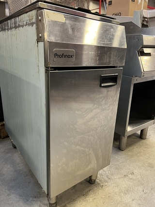 Gasfriteuse 21 liter, 2x frituurmand Profinox, C14