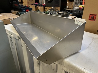 Rvs friet uitschepbak 100 cm