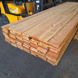 Ca. 63x Douglas plank, 3,2 x 15 x 400 cm