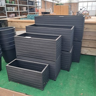 7x Metalen bloembak, TS Collection