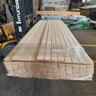 Ca. 216x Vuren saunaschrootjes, 1,6 x 9,5 x 420 cm