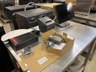 Kassasysteem met o.a. tablet, bonnenprinter, scherm