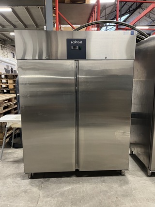 Rvs koelkast 2-deurs 1200 liter 148x83x205 cm Ecofrost