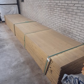 Ca. 154x Vuren geïmpregneerde rabatdelen, 1,8 x 14 x 510 cm