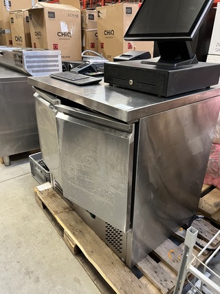 Koelwerkbank 2-deurs 90x70x86 cm