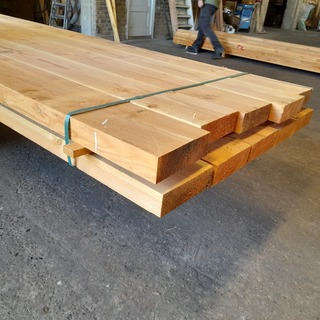 Ca. 10x Douglas balk, 7 x 22,5 x 410 cm